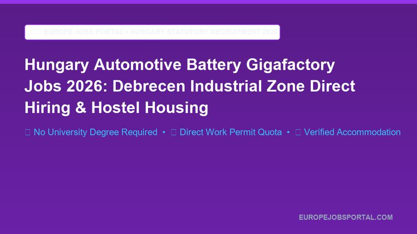 Hungary Automotive Battery Gigafactory Jobs 2026: Debrecen Industrial Zone Direct Hiring & Hostel Housing